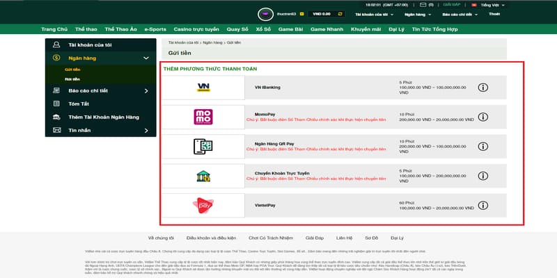 Rút Tiền 9Bet